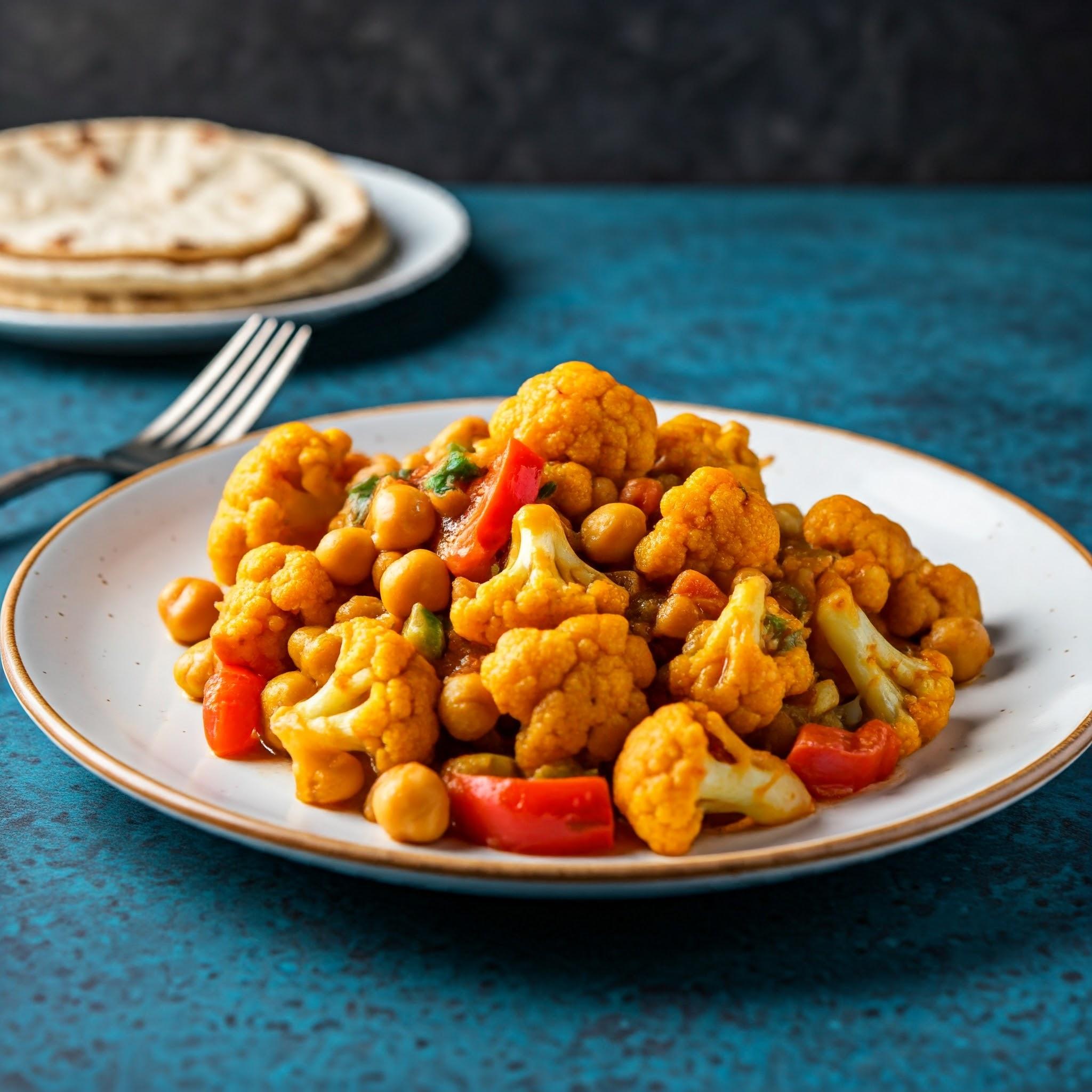 Cauliflower Chickpea Curry